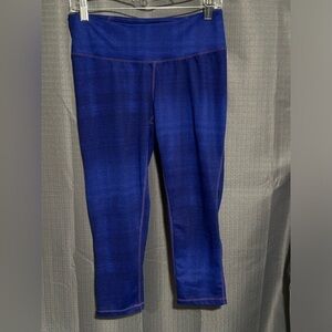 Women’s Tangerine Brand Vibrant Blue Capris